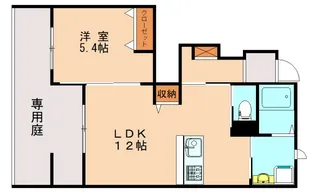 福岡県福岡市東区若宮4丁目【アパート】の間取り