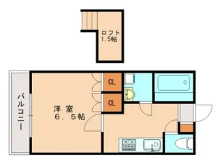 ダム・ド・香椎弐番館【101号室】の間取り