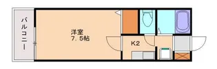 タウンハウス松香台【1階】の間取り