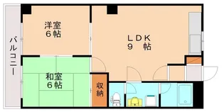 インペリアル香住ケ丘【102号室】の間取り