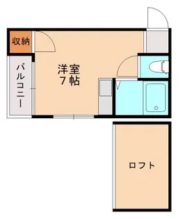モアハイツ名島【105号室】の間取り