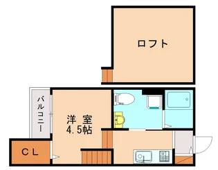 福岡県福岡市東区唐原4丁目【アパート】の間取り