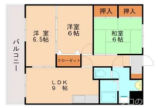 ブルーリゲル【701号室】の間取り