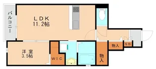 Jウィング【104号室】の間取り