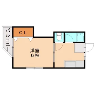 福岡県福岡市東区香椎駅東1丁目【アパート】の間取り