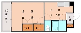 レントハウス九産大前ビル【205号室】の間取り