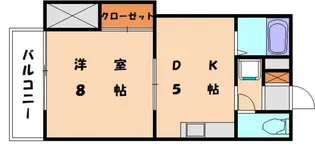 リクトール2【401号室】の間取り