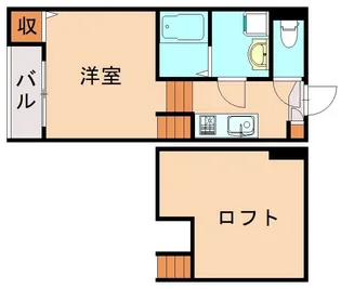 1Kの間取り画像