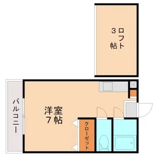 ぴおーね【102号室】の間取り