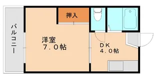 福岡県福岡市東区香椎駅東4丁目【マンション】の間取り