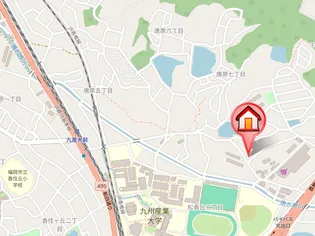 第2シャトル香椎【101号室】の地図