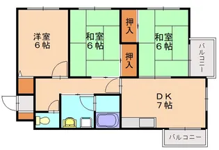 グリーンリーフ【2階】の間取り