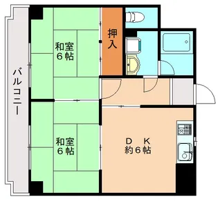 福岡県福岡市東区香椎駅前1丁目【マンション】の間取り