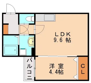 LE LIEN BLANC香椎Ⅱ【2階】の間取り