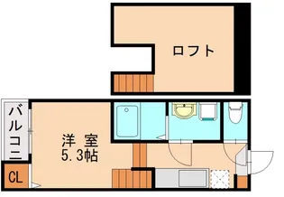 福岡県福岡市東区香椎駅東2丁目【アパート】の間取り