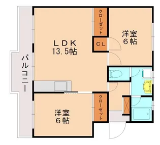 福岡県福岡市東区唐原2丁目【マンション】の間取り