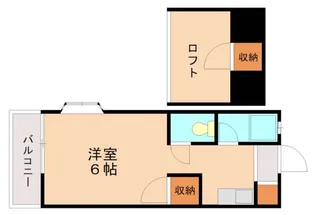 福岡県福岡市東区松香台1丁目【アパート】の間取り