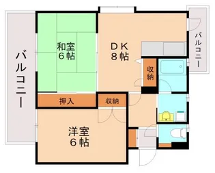 エイペックス2若宮【202号室】の間取り