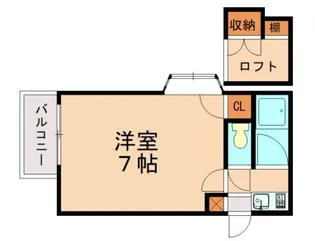 ユーライフ香住ヶ丘【103号室】の間取り