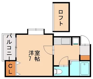 ソフィー21香椎参道【101号室】の間取り