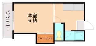 ピナクル唐原【105号室】の間取り