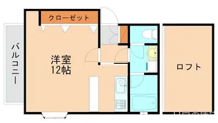メゾン・サンティナF【101号室】の間取り