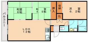 ファミール香椎Ⅱ【102号室】の間取り