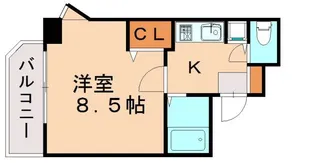 福岡県福岡市東区香椎駅前2丁目【マンション】の間取り