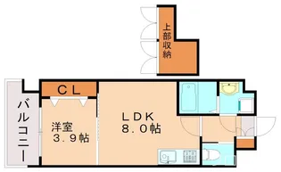 福岡県福岡市東区千早5丁目【マンション】の間取り