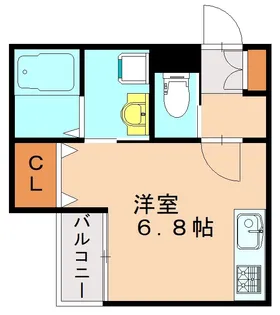 THE NOBLES 名島【1階】の間取り