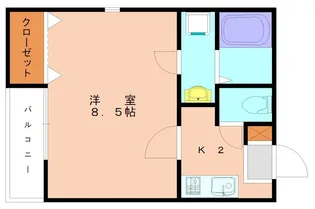 福岡県福岡市東区和白丘3丁目【アパート】の間取り