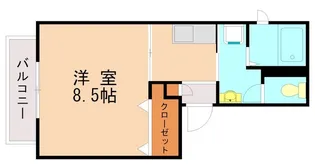 ヴェルディーク多々良【2階】の間取り