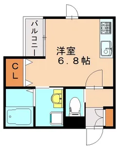 THE NOBLES 名島【2階】の間取り