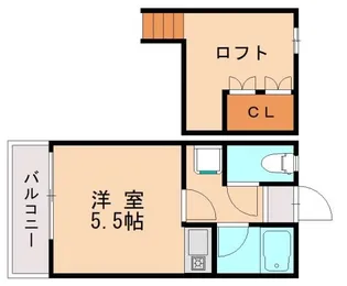 プレジュール唐原【101号室】の間取り