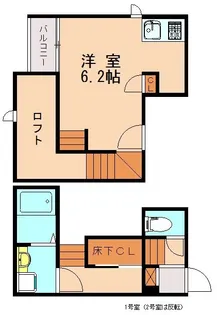 福岡県福岡市東区和白東5丁目【アパート】の間取り