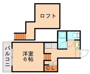 メゾン・ド・カナール【105号室】の間取り