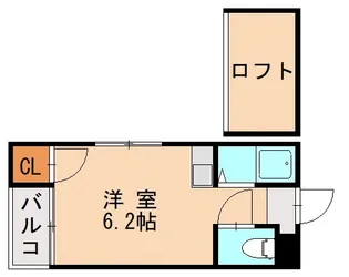 モアハイツ名島【2階】の間取り