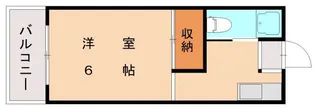 福井コーポ【201号室】の間取り