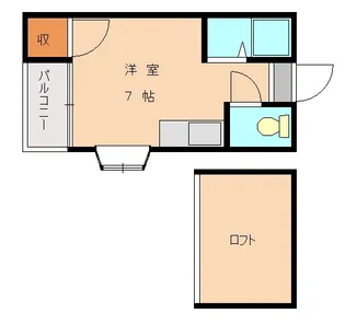 マテリオ香椎【101号室】の間取り