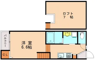 アドバンス香椎駅前【2階】の間取り