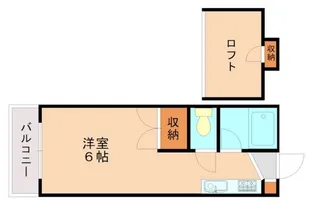 福岡県福岡市東区香椎駅東1丁目【アパート】の間取り