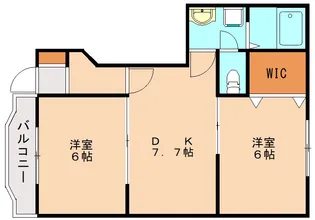 ラヴィアンローズ【1階】の間取り