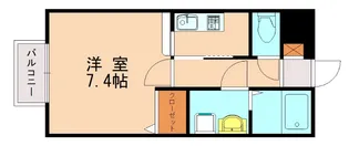 福岡県福岡市東区松崎1丁目【アパート】の間取り