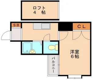 メゾン香住ケ丘Ⅱ【205号室】の間取り
