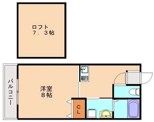 福岡県福岡市東区和白東4丁目【アパート】の間取り