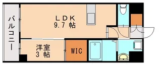 Chihayafull千早【401号室】の間取り