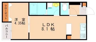 fika千早【2階】の間取り