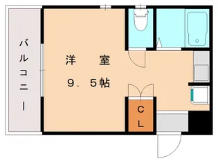 ジュネス和白丘【305号室】の間取り