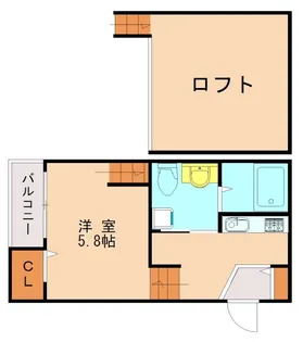 Raccolta【105号室】の間取り