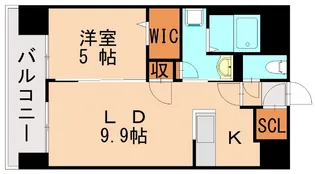 ブランシエスタ千早RJR【12階】の間取り